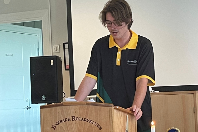 Michael besøkte Enebakk RK