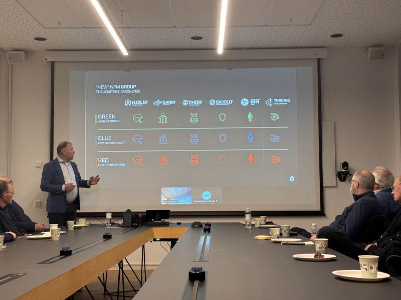 Bedriftsbesøk - presentasjon hos NFM Group i Ski
